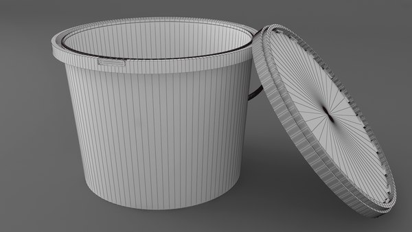 Plastic Bucket 3D Model - TurboSquid 1531980