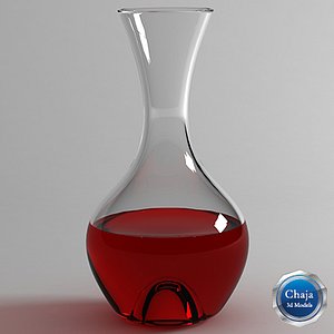 decanter wine 3d model