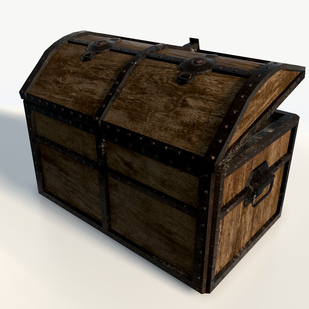 3d Realistic Pirate Chest