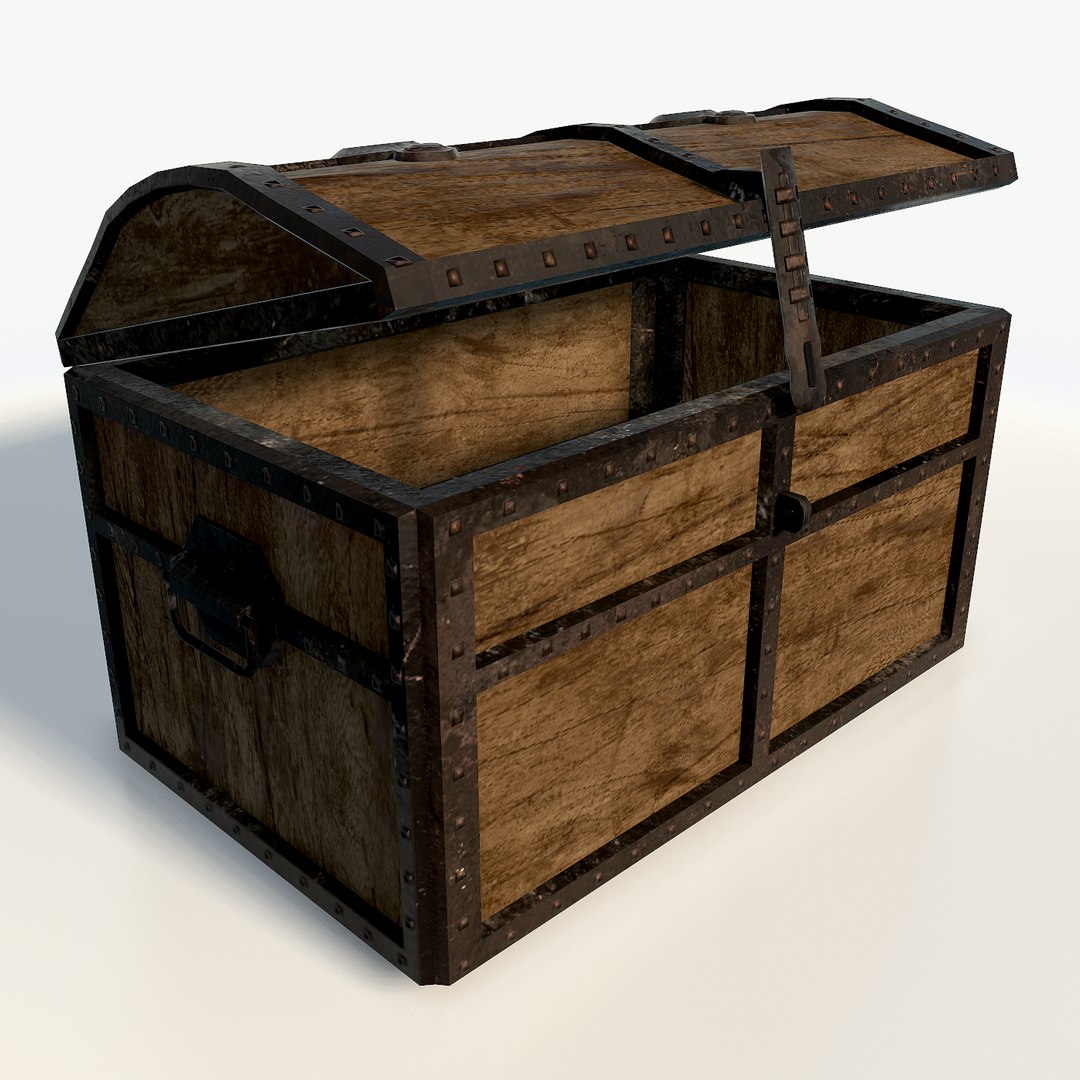 3d Realistic Pirate Chest