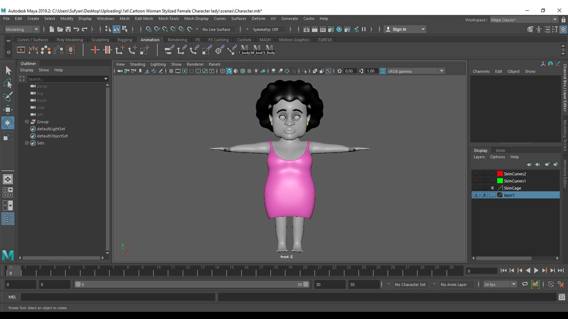 3D Cartoon Woman Stylized Female Character lady model https://p.turbosquid.com/ts-thumb/3y/kLjhOt/QC/screenshot4.2/png/1635188434/1920x1080/fit_q87/64fa1d442d14e6bcdfc848321aee4086d0662f38/screenshot4.2.jpg