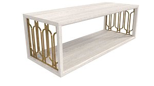 Ainsworth Coffee Table by Gabby home 3D model