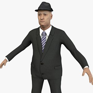 cinema4d old male character
