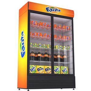 Fanta Beverage Fridge