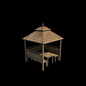 Haanh Design gazebo 3D model 3D model