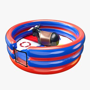 INFLATABLE BULL RODEO 3D model