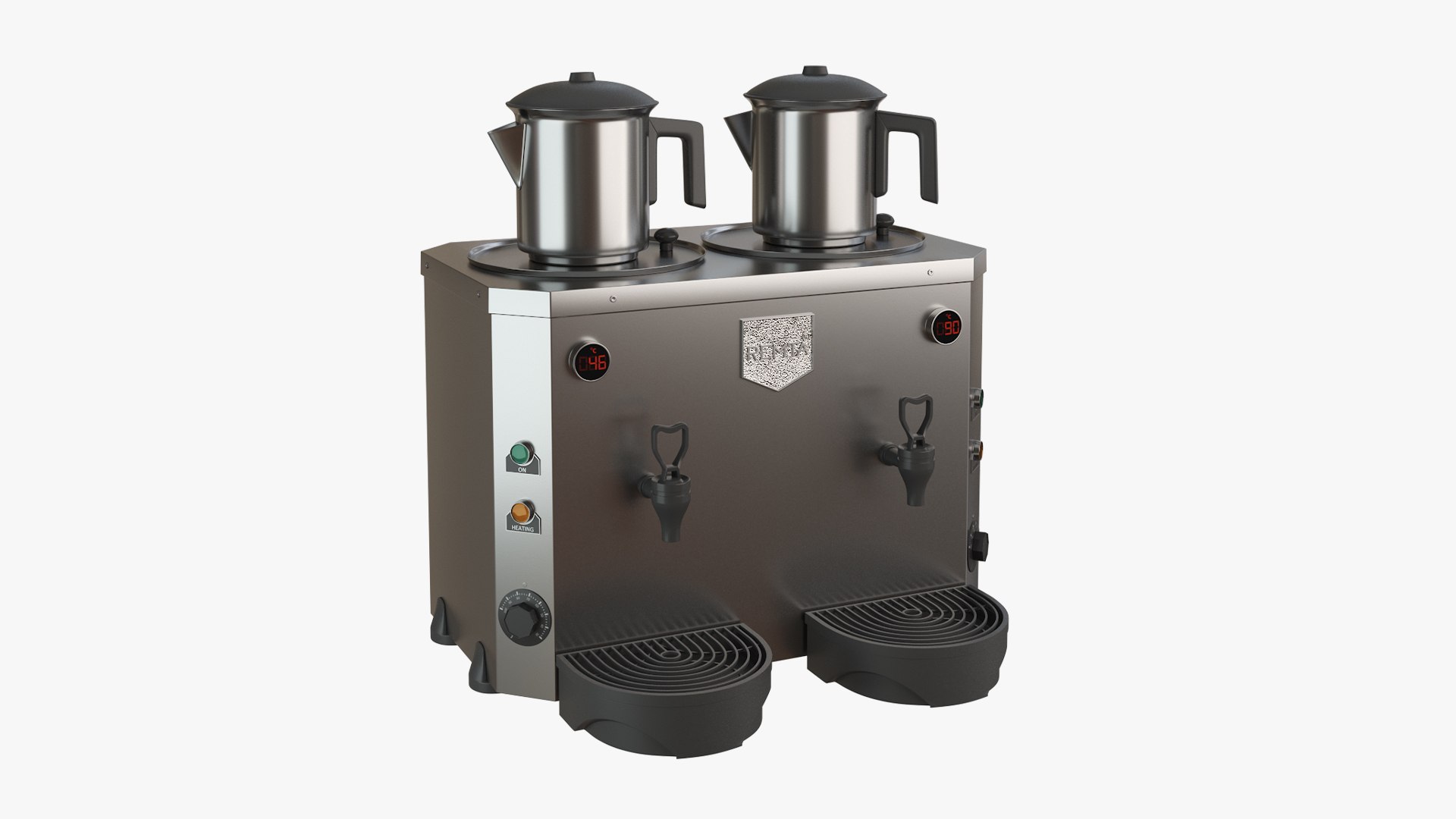 Double Teapot Tea Maker 3D Model - TurboSquid 2174804