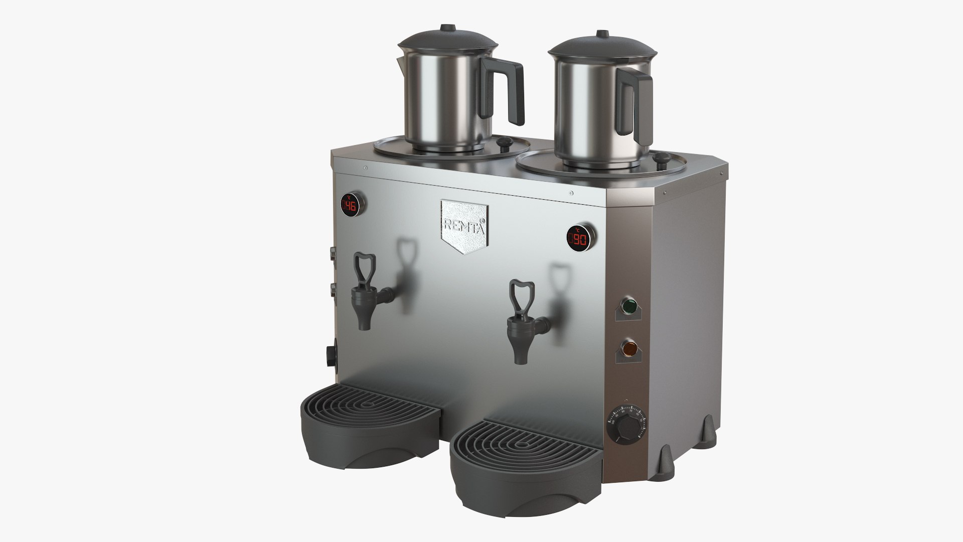 Double Teapot Tea Maker 3D Model - TurboSquid 2174804