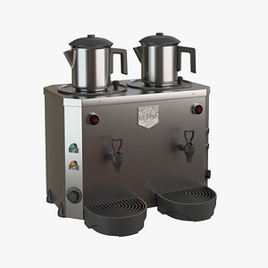  Double Teapot Tea Maker 3D model