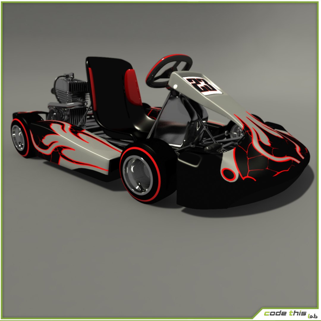 Go-kart 3d Max