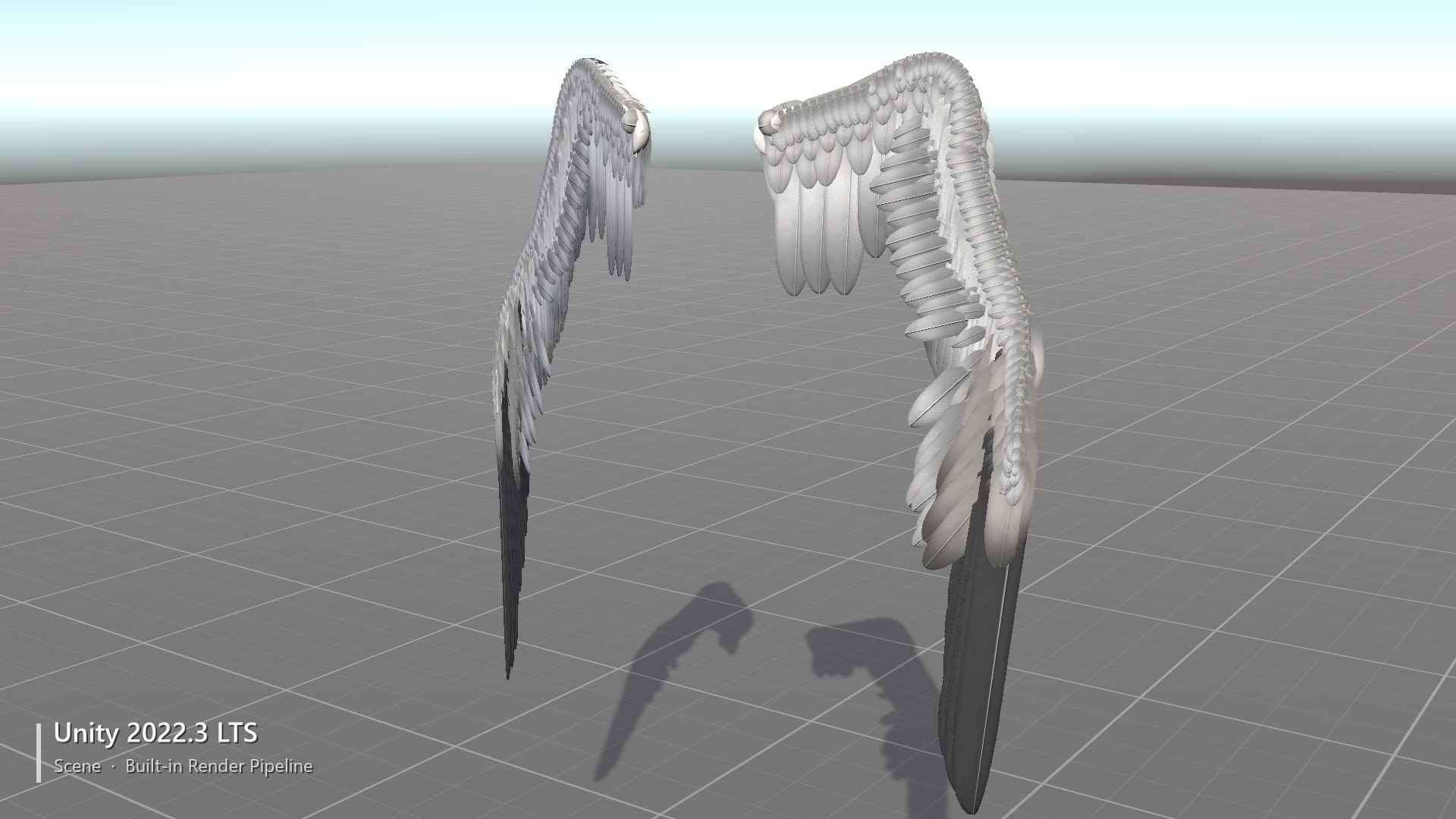 Wandering Albatross Wings - Rigged And Animated - Game Ready With LODs ...