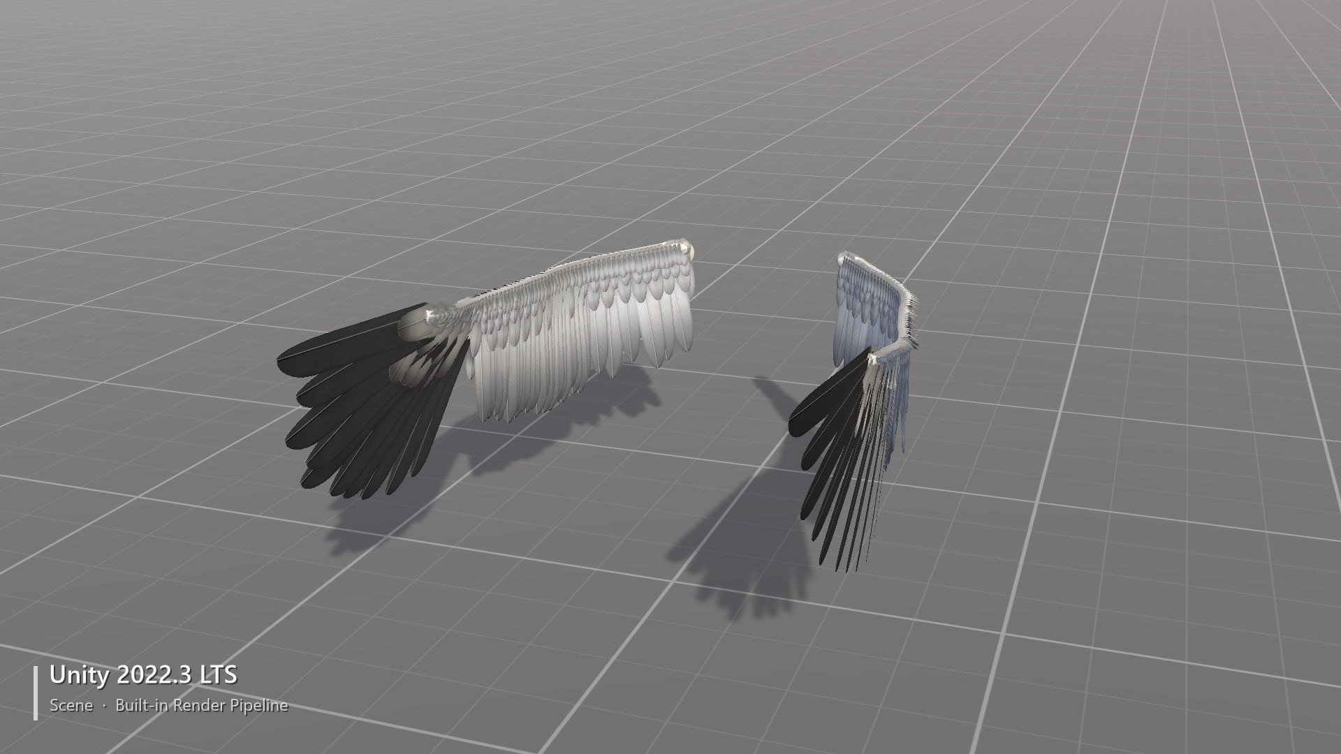 Wandering Albatross Wings - Rigged And Animated - Game Ready With LODs ...
