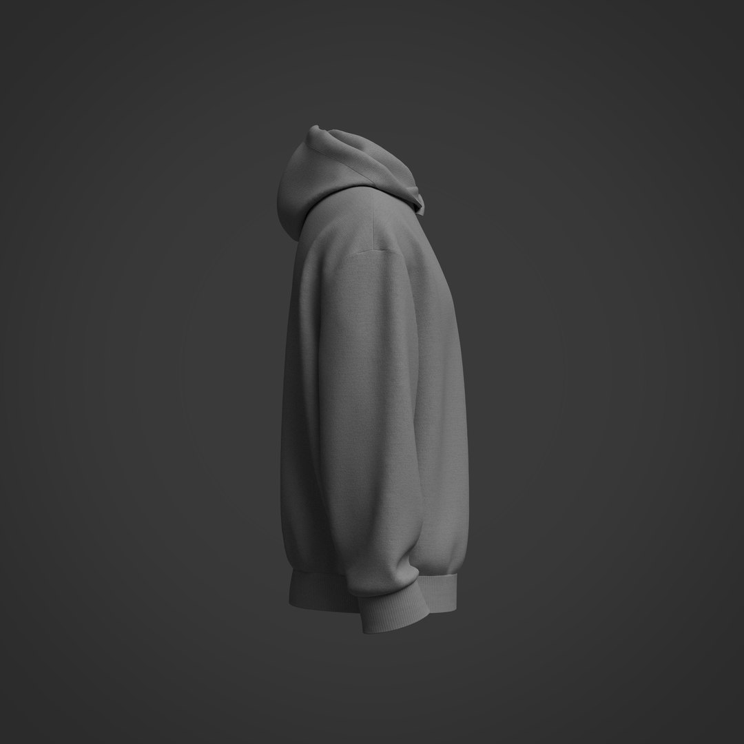 Mens Oversized Hoodie 3d Model 3D model 3D - TurboSquid 2135517