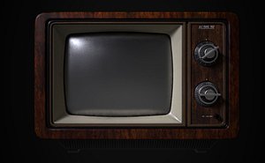 retro tv 3D model