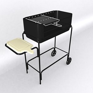 barbecue grill 3d max