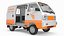 3D Suzuki Super Carry Express Delivery Van Rigged