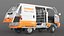 3D Suzuki Super Carry Express Delivery Van Rigged
