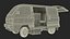 3D Suzuki Super Carry Express Delivery Van Rigged