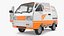 3D Suzuki Super Carry Express Delivery Van Rigged