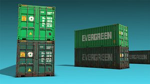 3D shipping container