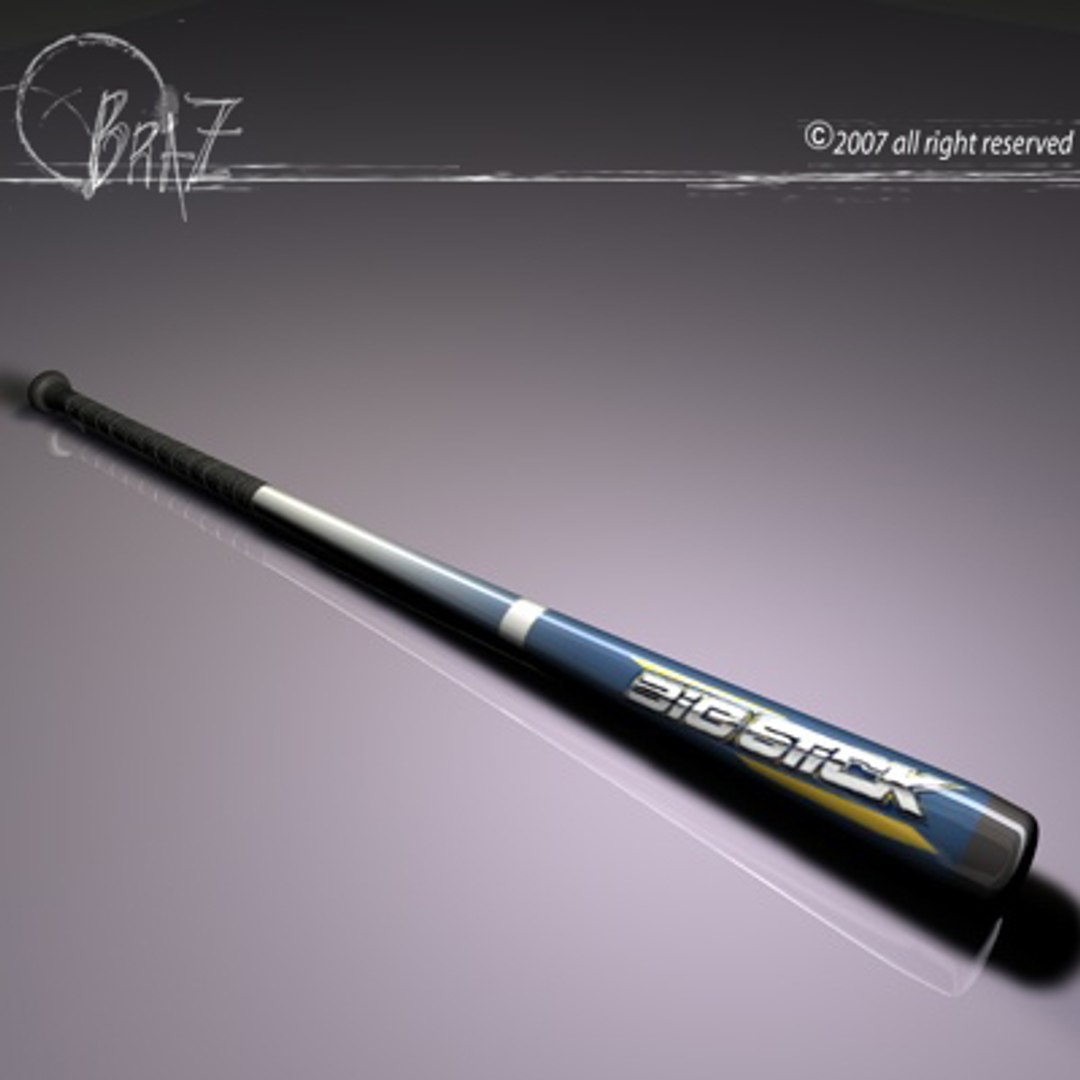 3d Model Baseball Bat