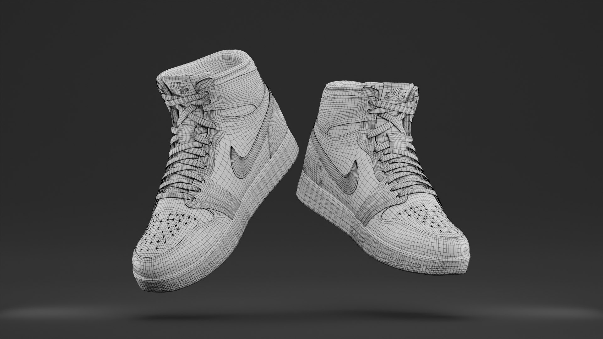 Air Jordan Nike Shoes - 01 Model - TurboSquid 2047776