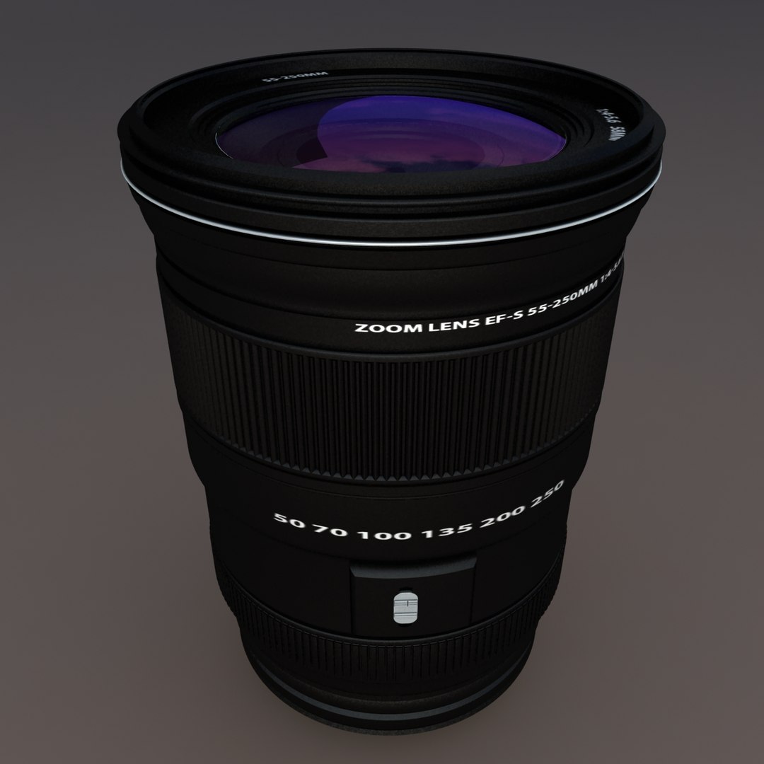 镜头相机riged虹膜3d模型 - turbosquid 773130