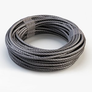 Galvanized Steel Wire Rope 3D
