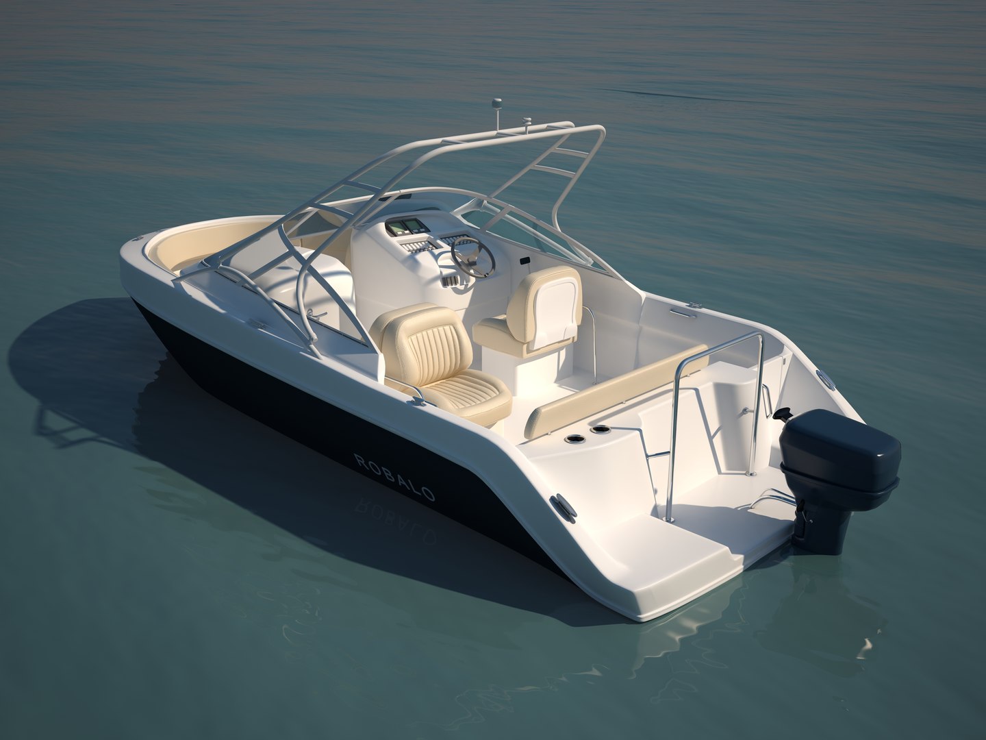 Robalo Motorboat Obj