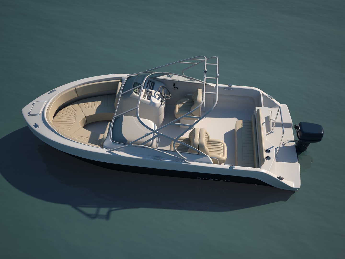 Robalo Motorboat Obj