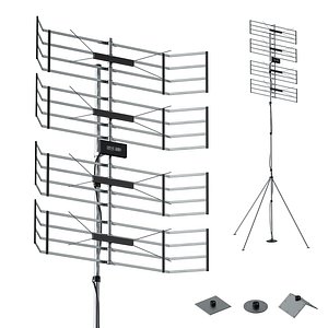 3D Roof mounted TV antenna model