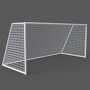 3D PBR Soccer Football Goal Post H model