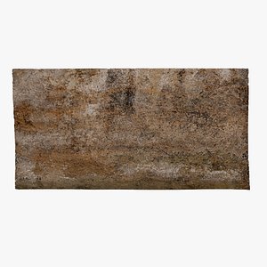 Scraped scratched granite
