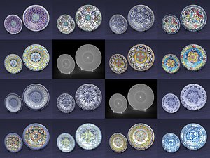 decorative plates 3D model