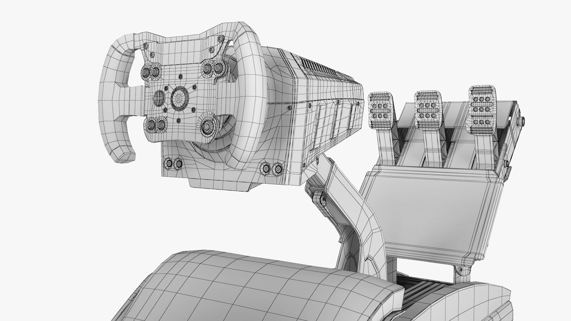 Formula F1 Racing Simulator Seat 3D Model - TurboSquid 1802352