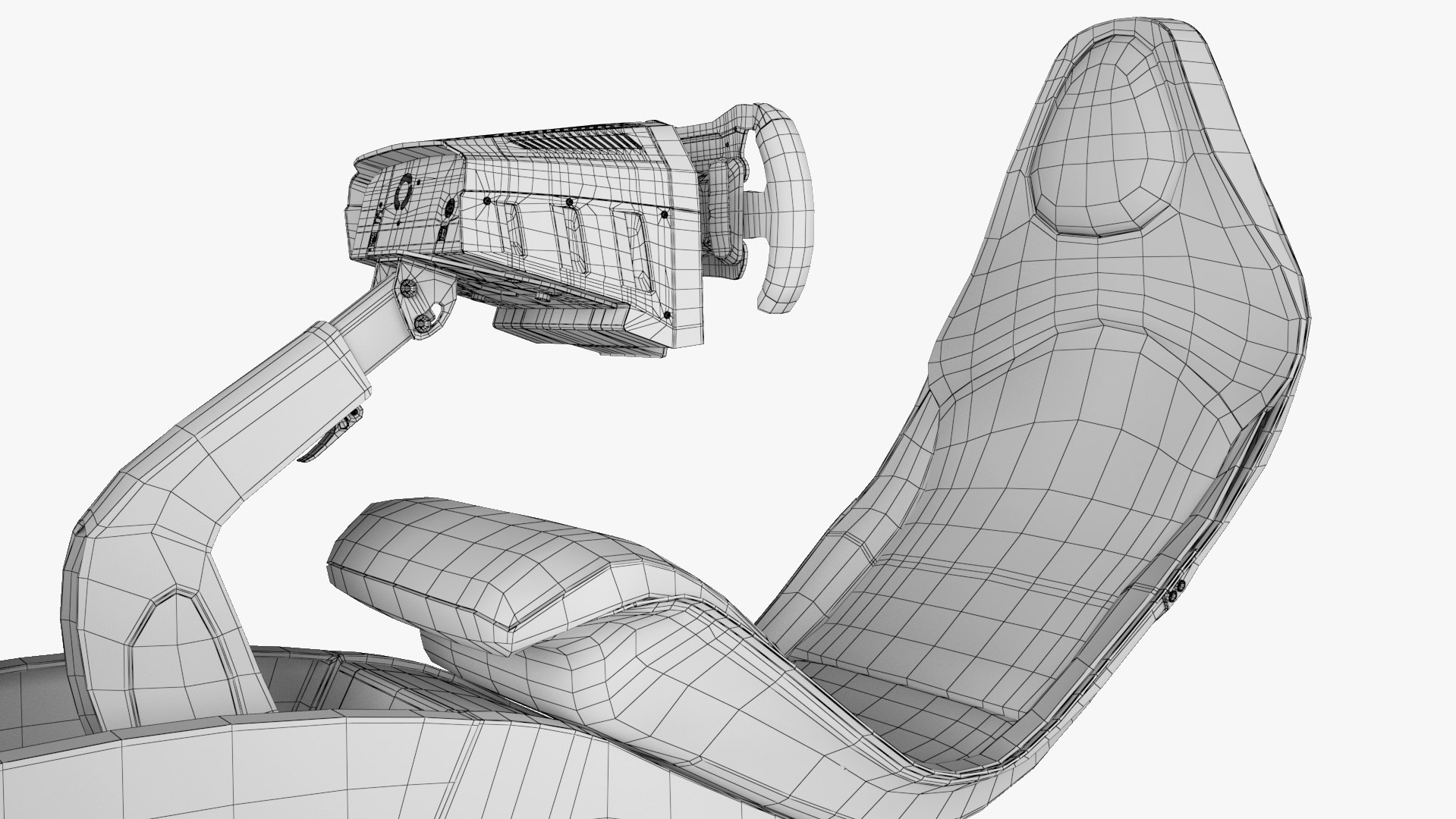 Formula F1 Racing Simulator Seat 3D Model - TurboSquid 1802352