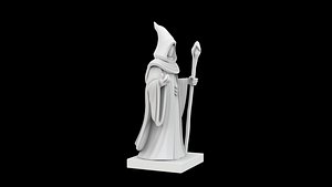 mage sculpture 3D Print Model model