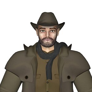 3d model human man