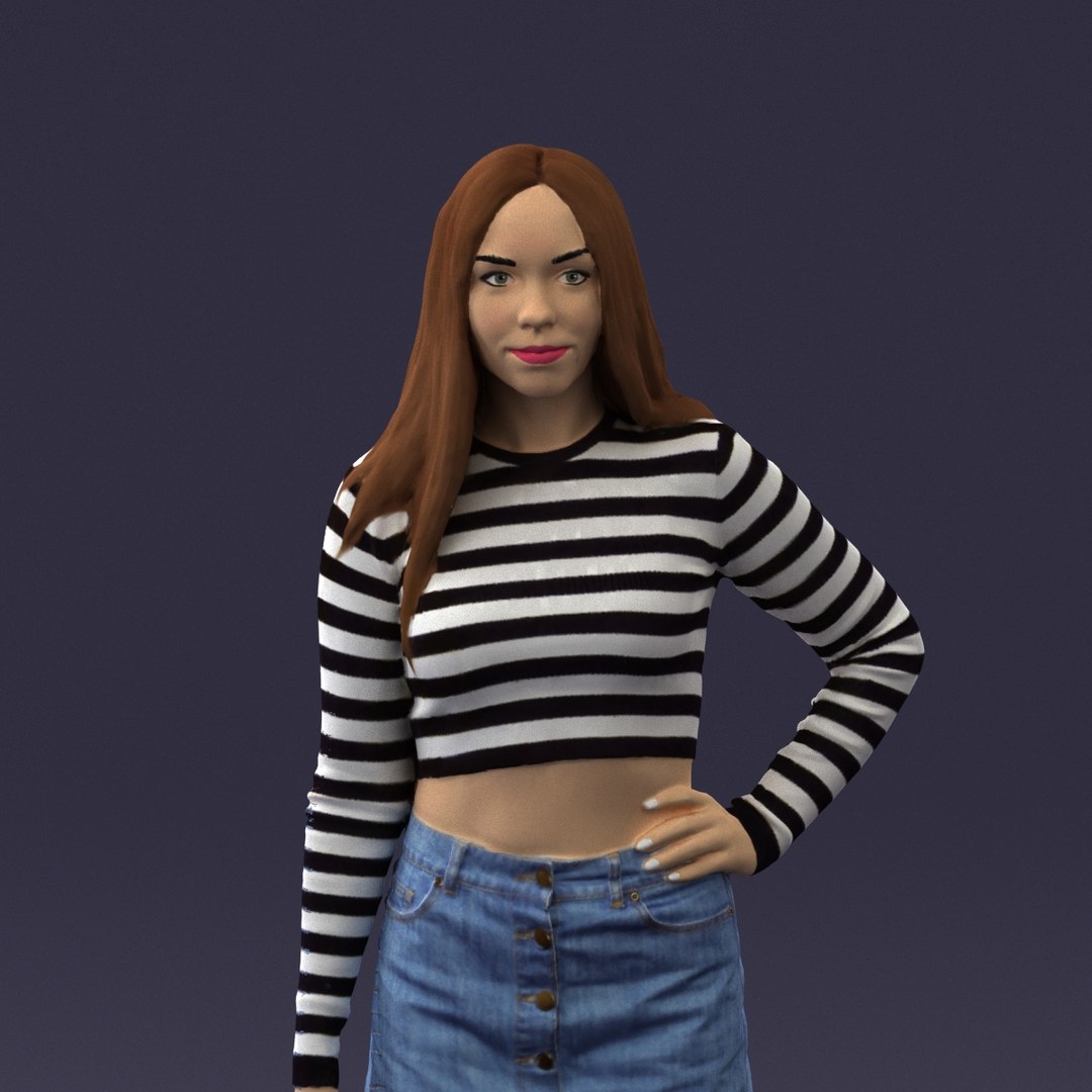 Scanned realistic human model - TurboSquid 1646490
