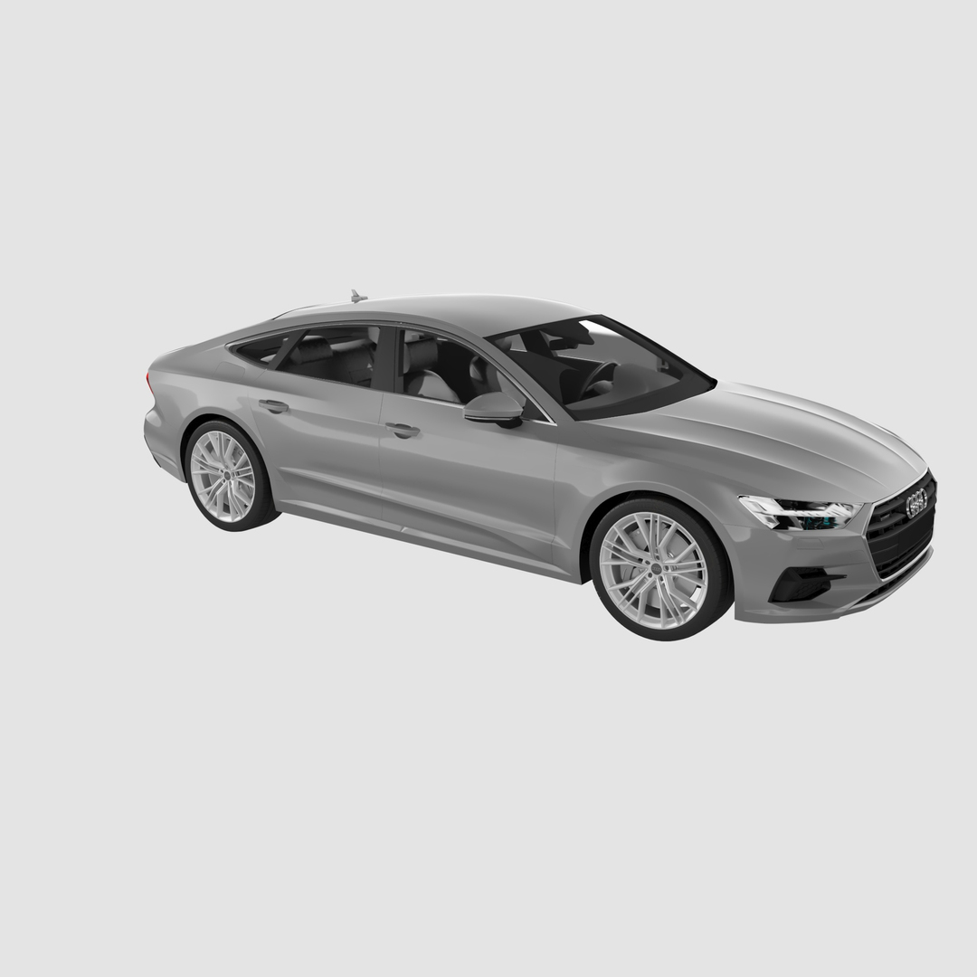 3d Audi A7 Sportback 2018 Model Turbosquid 1276475