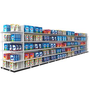 Dishwasher Detergent Shopping Shelf