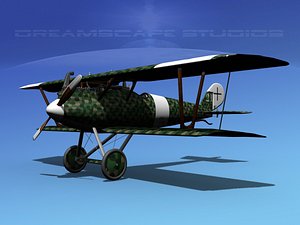 pfalz d iii diii 3d model