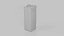 Beverage Carton 1L- Customizable Tilt-Edge Drink Box 3D model