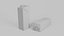 Beverage Carton 1L- Customizable Tilt-Edge Drink Box 3D model