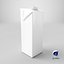 Beverage Carton 1L- Customizable Tilt-Edge Drink Box 3D model