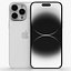 iPhone 14 Pro Max Silver low-poly PBR