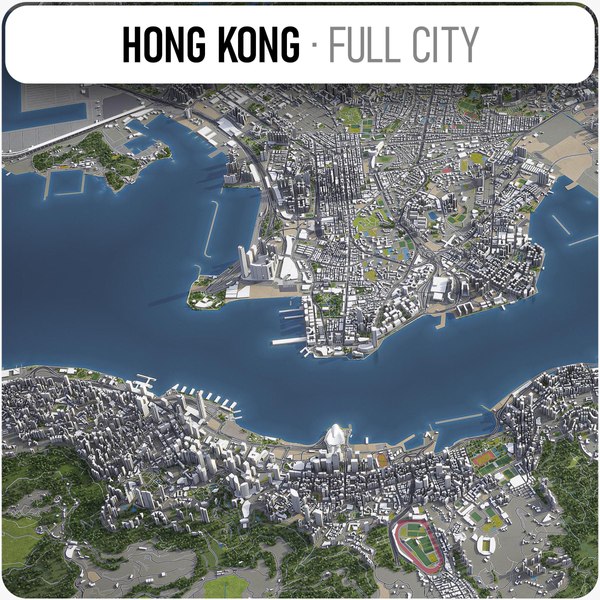 hong kong 3D model