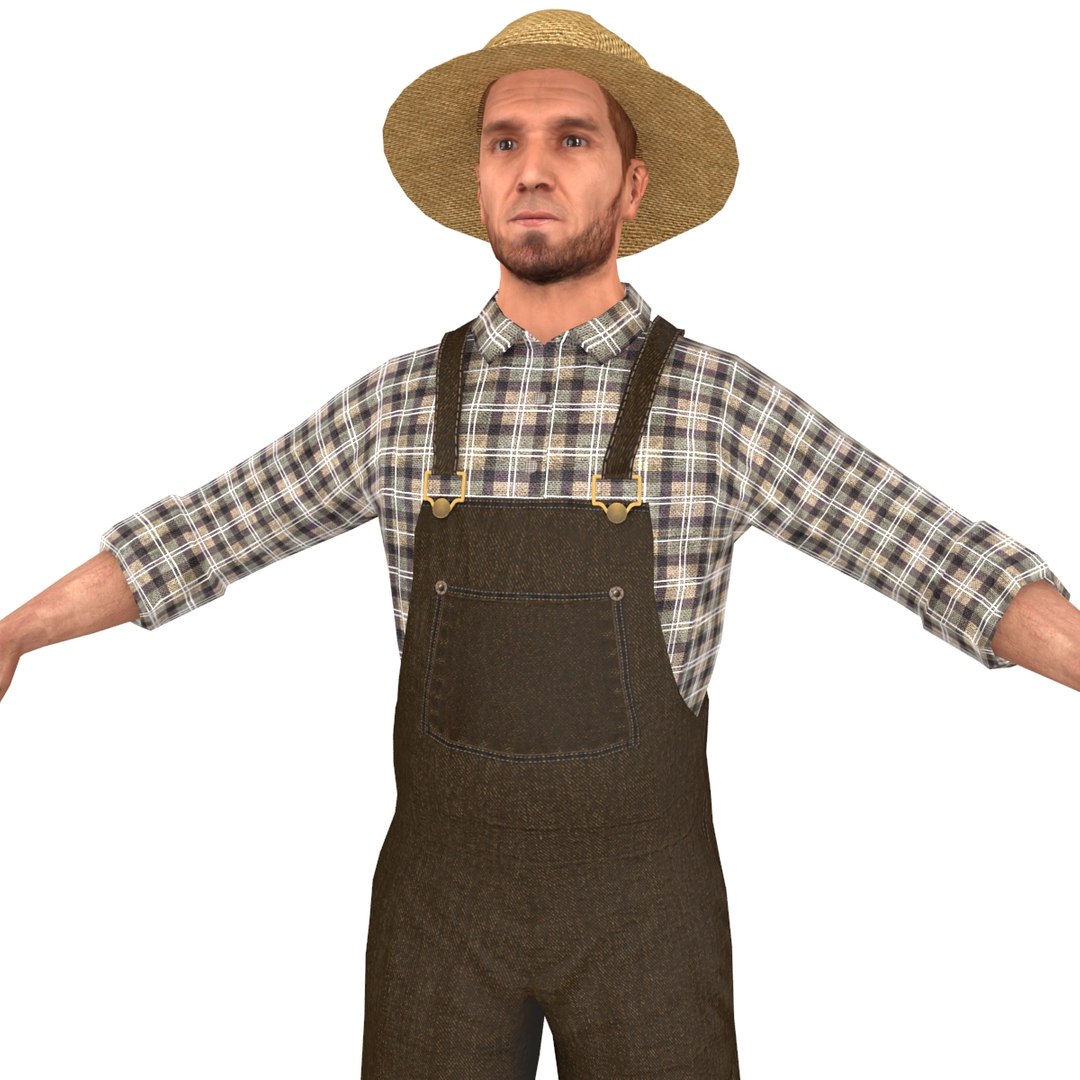 farmer man straw 3D https://p.turbosquid.com/ts-thumb/40/LIZgcN/b9gAsiws/30009/jpg/1536225769/1920x1080/fit_q87/c3d6cea1e5d421aa7a16f05bc5947e8e00131b08/30009.jpg