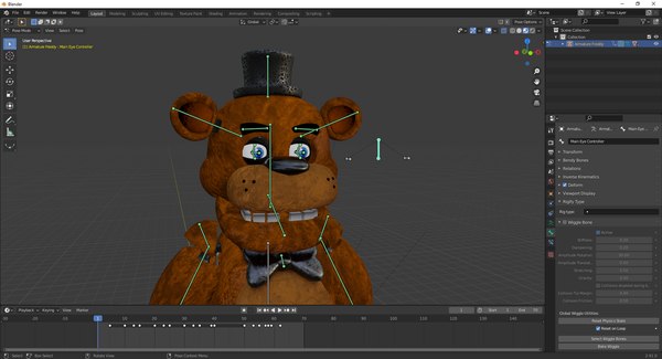 Modelo 3d Fnaf Freddy Fazbear Turbosquid 2099576