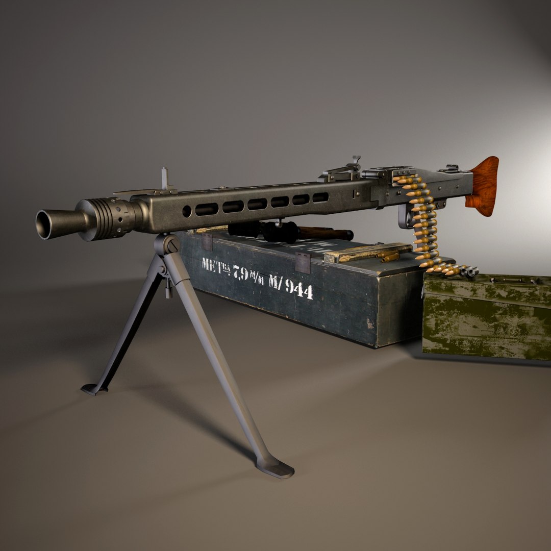 3D Mg 42 Ww2 German Model - TurboSquid 1156913